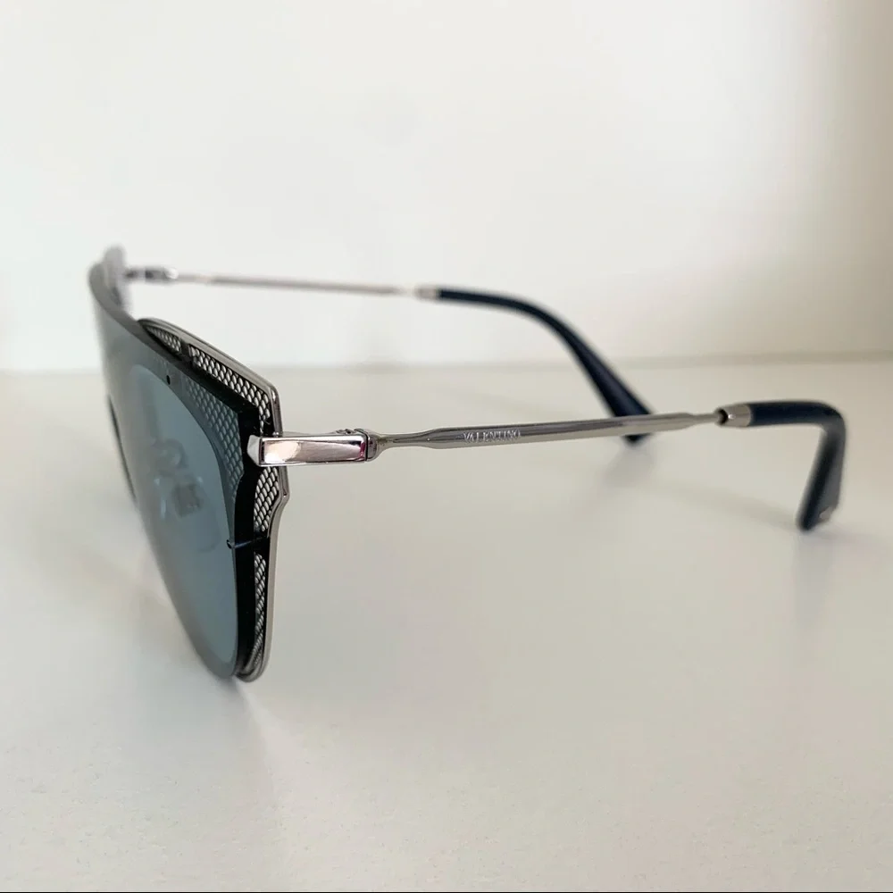 Valentino clear blue sunglasses